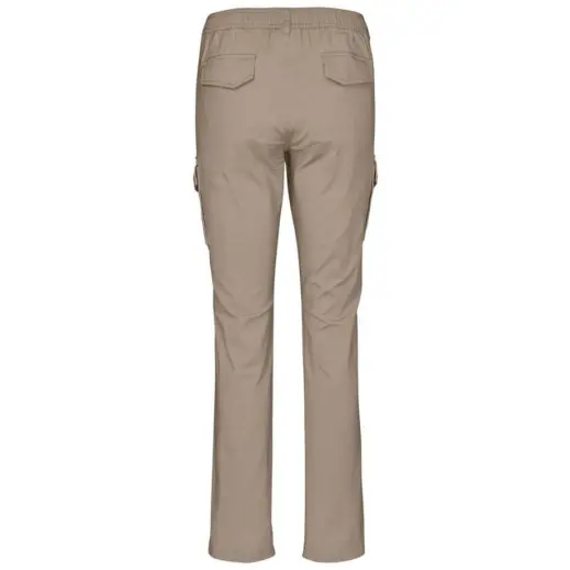Ladies Mandara Pants Khaki Back